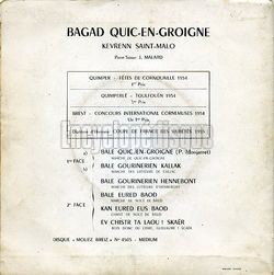 [Pochette de Kevrenn St Malo (BAGAD QUIC-EN-GROIGNE) - verso]