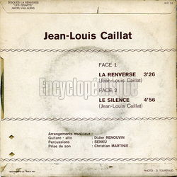 [Pochette de La renverse (Jean-Louis CAILLAT) - verso]