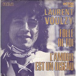[Pochette de Folle de toi / L’amour est un oiseau (Laurent VOULZY)]