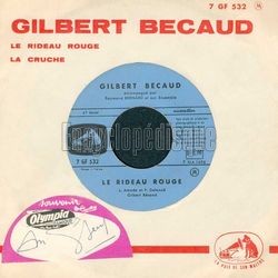 [Pochette de Le rideau rouge (Gilbert BCAUD)]