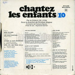 [Pochette de Chantez les enfants n10 (JEUNESSE) - verso]