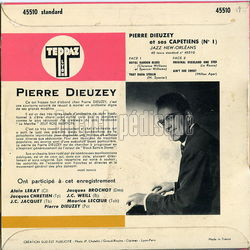 [Pochette de Royal garden blues (Pierre DIEUZEY et ses CAPTIENS) - verso]