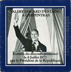 [Pochette de Valry Giscard D’Estaing  Carpentras (POLITIQUE, SOCIAL)]
