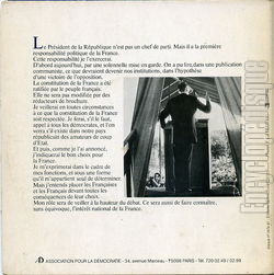 [Pochette de Valry Giscard D’Estaing  Carpentras (POLITIQUE, SOCIAL) - verso]
