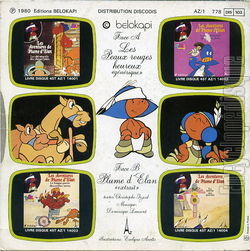[Pochette de Chansons des aventures de Plume d’lan (T.V. (Tlvision)) - verso]