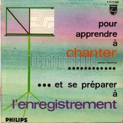 [Pochette de Pour apprendre  chanter et se prparer  l’enregistrement (DICTION)]