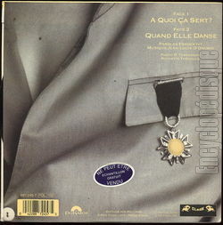 [Pochette de  quoi a sert ? (YAL) - verso]