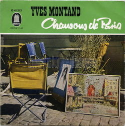 [Pochette de Chansons de Paris (Yves MONTAND)]