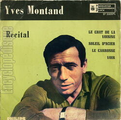 [Pochette de Rcital (Yougoslavie) (Yves MONTAND)]