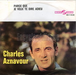 [Pochette de Parce que (Charles AZNAVOUR)]