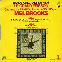 [Pochette de Mel BROOKS -  Le grand frisson  (Les FRANCOPHILES) - verso]