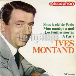 [Pochette de Sous le ciel de Paris (Ives MONTAND)]
