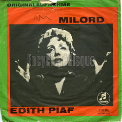 [Pochette de Milord (dith PIAF)]