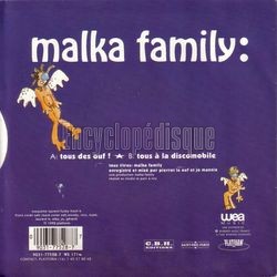 [Pochette de Tous des ouf ! (MALKA FAMILY) - verso]