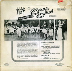 [Pochette de Can-Can (Maurice CHEVALIER) - verso]