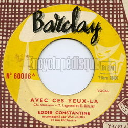 [Pochette de Avec ces yeux-l� (Eddie CONSTANTINE)]