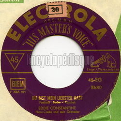 [Pochette de Du bist mein liebster gast (Eddie CONSTANTINE)]