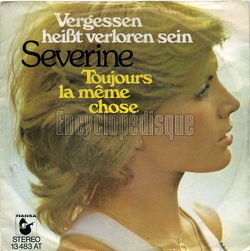 [Pochette de Vergessen heisst verloren sein (SVERINE)]