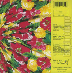 [Pochette de T’embrasser  Mexico (BOOM BOOM ET LES TQUILAS) - verso]