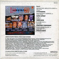 [Pochette de Los aos 60 (COMPILATION) - verso]