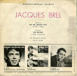 [Pochette de Ne me quitte pas (Jacques BREL) - verso]