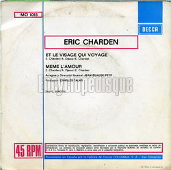 [Pochette de Et le visage qui voyage (ric CHARDEN) - verso]