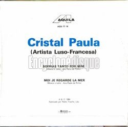 [Pochette de Cristal PAULA - �&nbsp;Sofrias tanto por mim&nbsp;� (Les FRANCOPHILES) - verso]