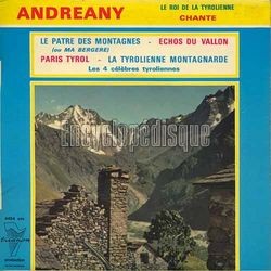 [Pochette de Le ptre des montagnes (ou ma bergre) (ANDRANY)]