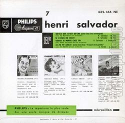 [Pochette de Qu’ech que ch’est qu’cha - N7 (Henri SALVADOR) - verso]