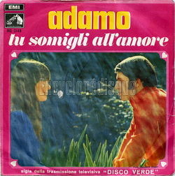 [Pochette de Tu somigli all’amore (Salvatore ADAMO)]