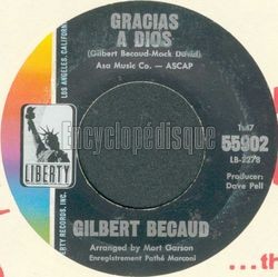 [Pochette de Gracias a Dios (Gilbert BCAUD)]