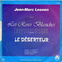 [Pochette de Les roses blanches (Jean-Marc LESOEN) - verso]