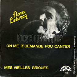 [Pochette de On me r’demande pou canter (Flora LETURCQ)]