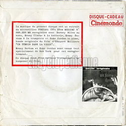 [Pochette de Un tmoin dans la ville (B.O.F.  Films ) - verso]