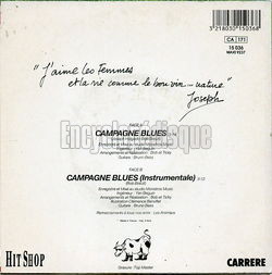 [Pochette de Campagne blues (JOSEPH et les HERBES FOLLES) - verso]