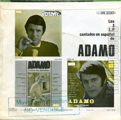 [Pochette de Pequea felicidad (Salvatore ADAMO) - verso]