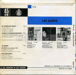 [Pochette de Su forma de besar "Shop shoop song" (version espagnole) (Les SURFS) - verso]