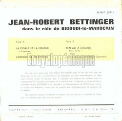 [Pochette de Dans le rle de Bigoudi le Marocain (Jean-Robert BETTINGER) - verso]