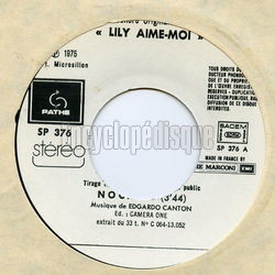 [Pochette de Lily, aime-moi (B.O.F.  Films )]
