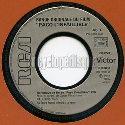 [Pochette de Paco l’infaillible (B.O.F.  Films ) - verso]