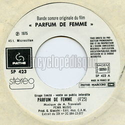 [Pochette de Parfum de femme (B.O.F.  Films )]