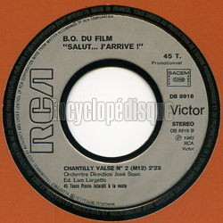 [Pochette de Salut…J’arrive ! (B.O.F.  Films ) - verso]
