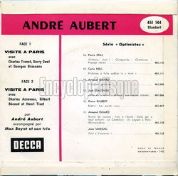 [Pochette de Dtisotisation (Andr AUBERT) - verso]