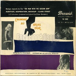 [Pochette de L&rsquo;homme au bras d&rsquo;or (B.O.F. �&nbsp;Films&nbsp;�) - verso]