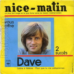 [Pochette de Nice-Matin : Bill Haley - Dave (PUBLICIT)]