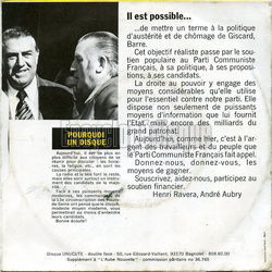 [Pochette de Henri Ravera - Andr Aubry (parti communiste) (POLITIQUE, SOCIAL) - verso]
