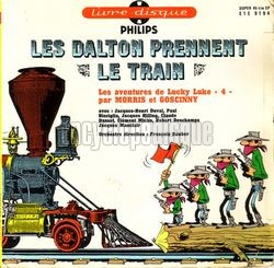 [Pochette de Lucky Luke "Les Dalton prennent le train" (JEUNESSE)]