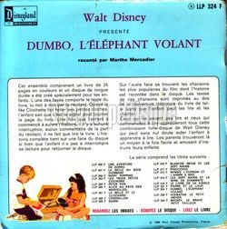 [Pochette de Dumbo, l’lphant volant (JEUNESSE) - verso]