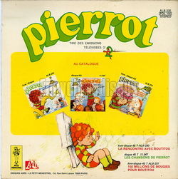 [Pochette de Pierrot - La rencontre avec Boutitou (T.V. (Tlvision)) - verso]