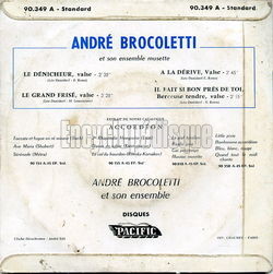 [Pochette de Le dnicheur (Andr BROCOLETTI) - verso]
